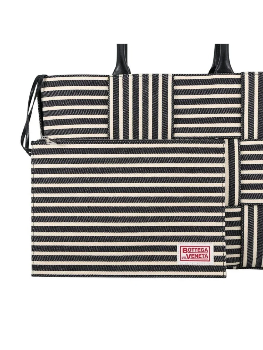 Bottega Veneta Tote Maxi Intrecciato Arco Canvas